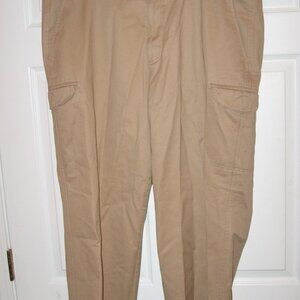 DOCKERS Stain Defender Khaki Cargo Pants Men's 42 x 30